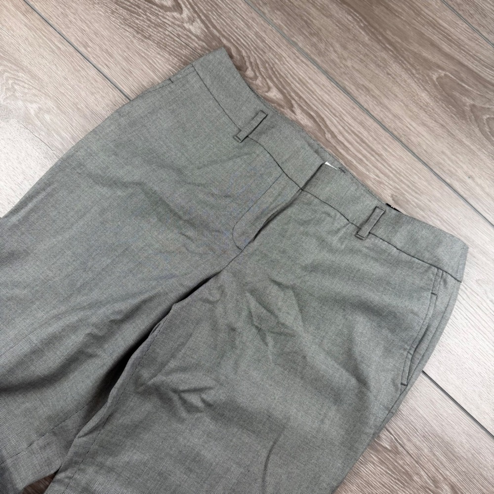 Ann Taylor Loft Womens Dress Pants Julie Curvy Trouser Leg Gray 14